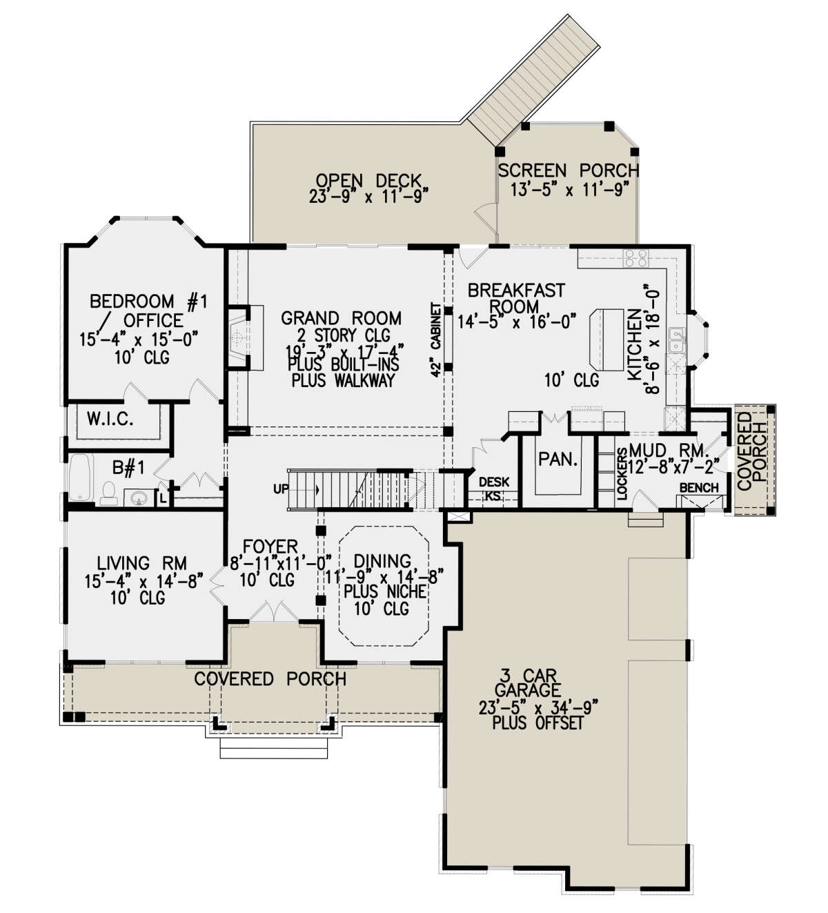 Main Floor  for House Plan #699-00287