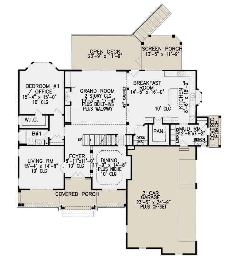 House Plan House Plan #27333 Drawing 1