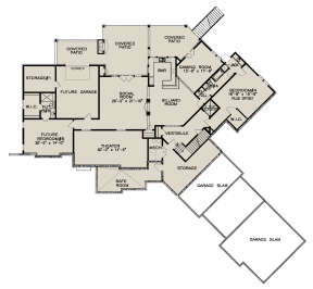 Basement for House Plan #699-00288