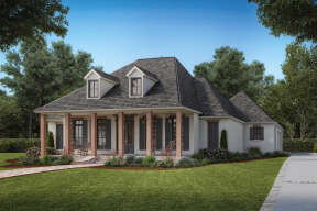 French Country House Plan #4534-00081 Elevation Photo