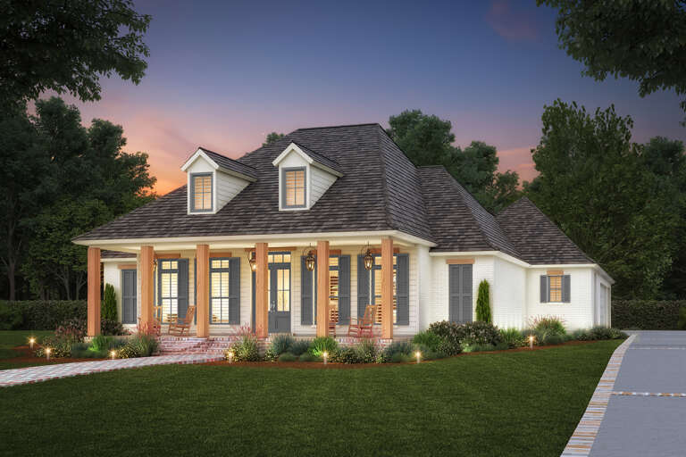 French Country House Plan #4534-00081 Elevation Photo