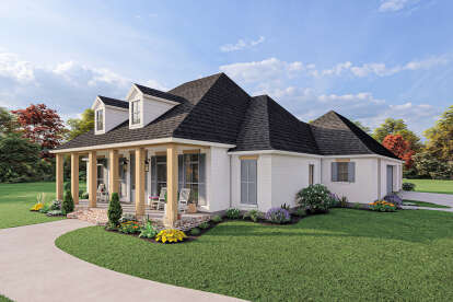 French Country House Plan #4534-00081 Elevation Photo