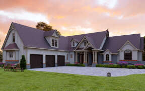 Craftsman House Plan #699-00290 Elevation Photo