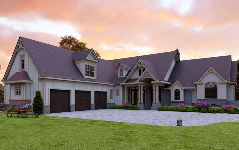 Craftsman House Plan #699-00290 Elevation Photo