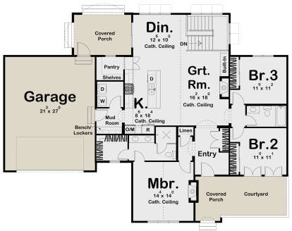 House Plan House Plan #27339 Drawing 1
