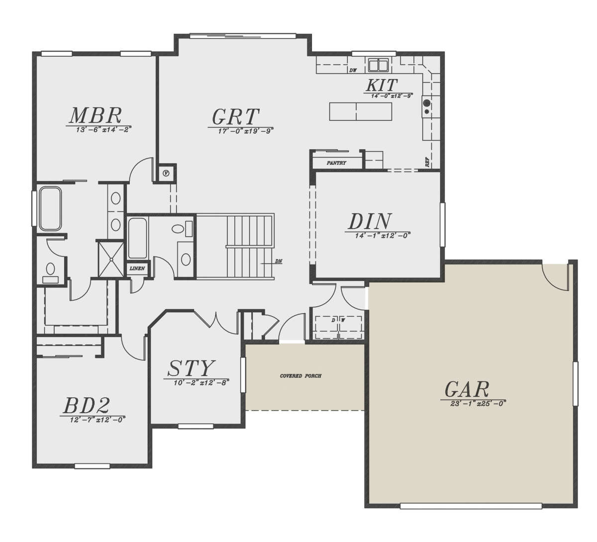 Main Floor  for House Plan #5244-00009
