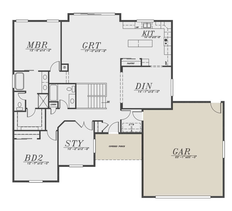 House Plan House Plan #27340 Drawing 1