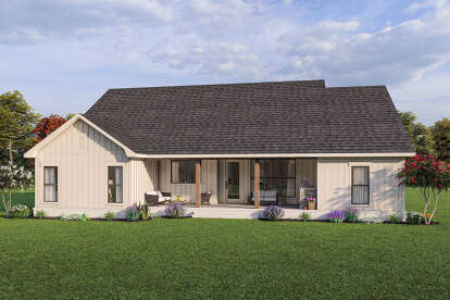 Modern Farmhouse House Plan #041-00283 Elevation Photo