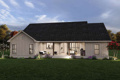 Modern Farmhouse House Plan #041-00283 Elevation Photo