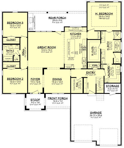 House Plan House Plan #27341 Drawing 1