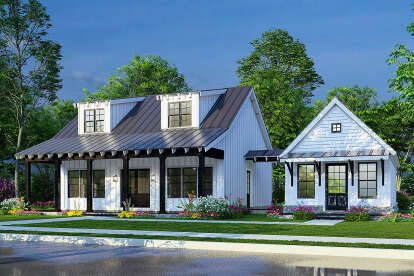 Modern Farmhouse House Plan #8318-00269 Elevation Photo