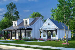 Modern Farmhouse House Plan #8318-00269 Elevation Photo