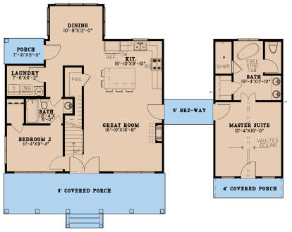 House Plan House Plan #27342 Drawing 1
