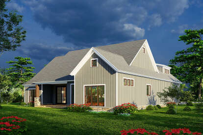 Modern Farmhouse House Plan #8318-00270 Elevation Photo