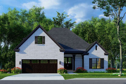 Traditional House Plan #8318-00271 Elevation Photo