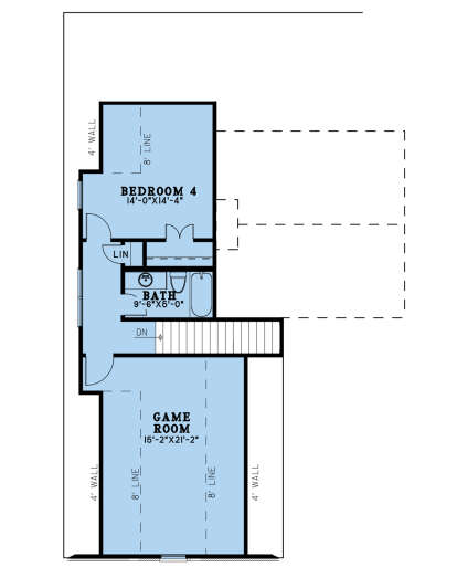 Optional Second Floor for House Plan #8318-00271