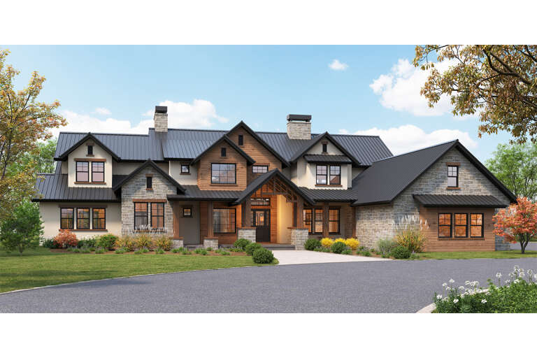 Craftsman House Plan #5631-00180 Elevation Photo