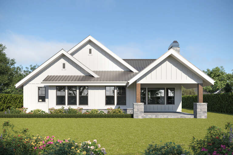 Modern Farmhouse House Plan #5631-00181 Elevation Photo