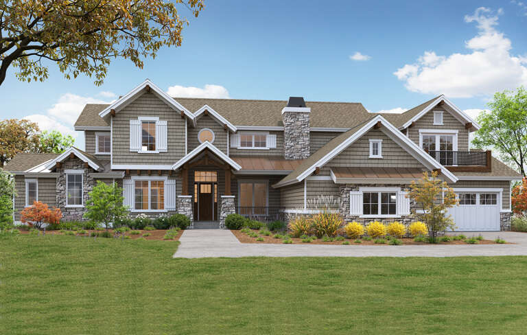 House Plan House Plan #27355 Front Elevation 