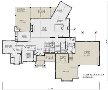 Main Floor  for House Plan #5631-00183