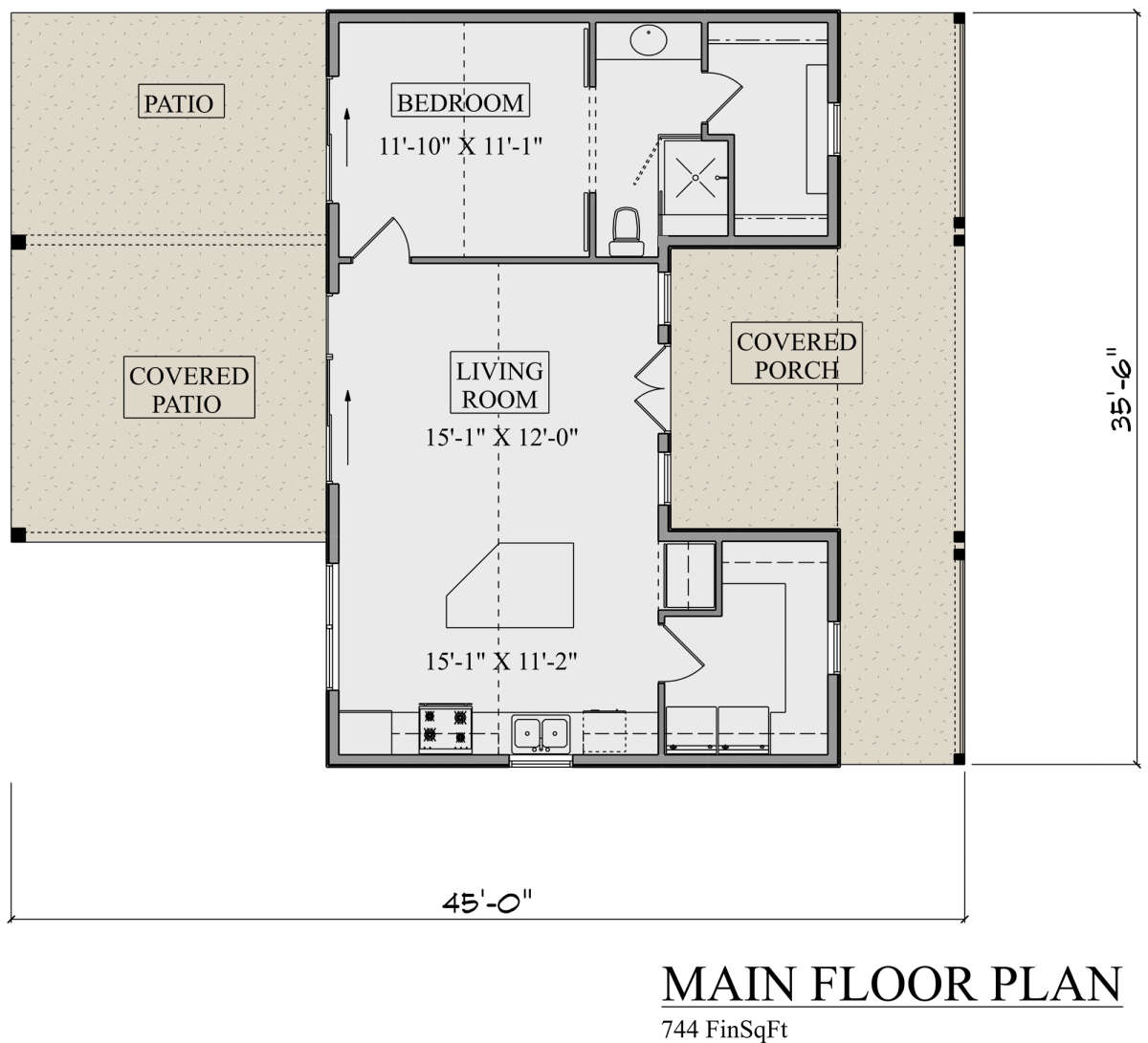 Main Floor  for House Plan #5631-00184