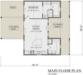 Main Floor  for House Plan #5631-00184