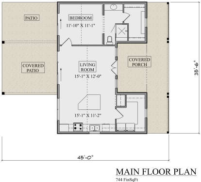 Main Floor  for House Plan #5631-00184