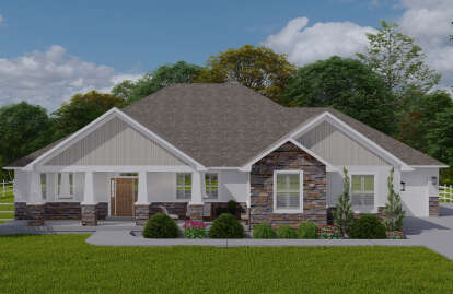 Craftsman House Plan #2802-00162 Elevation Photo