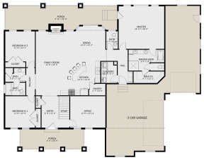 Main Floor  for House Plan #2802-00162