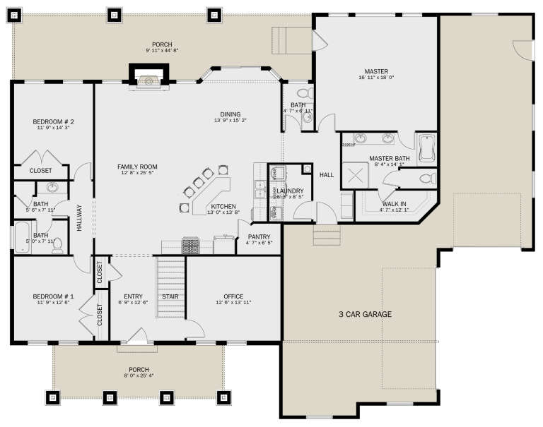 House Plan House Plan #27357 Drawing 1