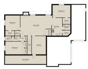 Basement for House Plan #2802-00162