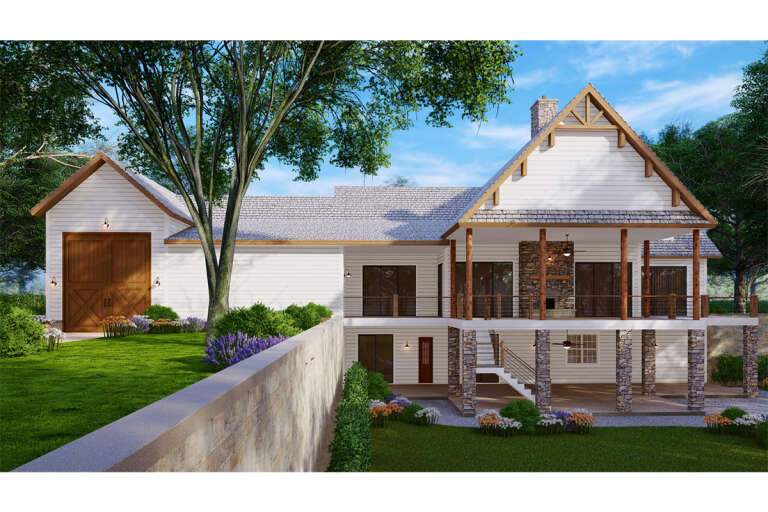 Craftsman House Plan #699-00298 Elevation Photo