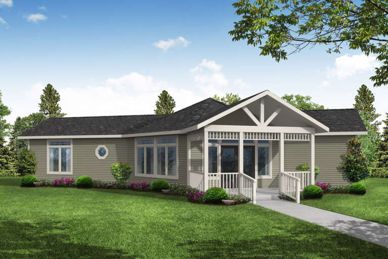 House Plan House Plan #27359 Front Elevation 