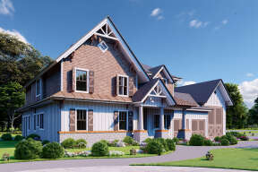 Barn House Plan #699-00299 Elevation Photo