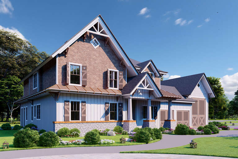 Barn House Plan #699-00299 Elevation Photo
