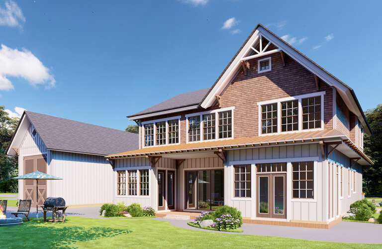 Barn House Plan #699-00299 Elevation Photo