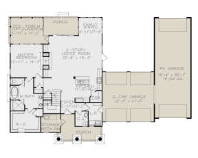 Main Floor  for House Plan #699-00299