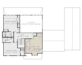 Second Floor for House Plan #699-00299