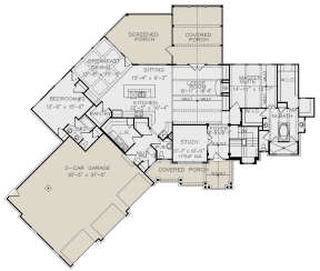 Main Floor  for House Plan #699-00300