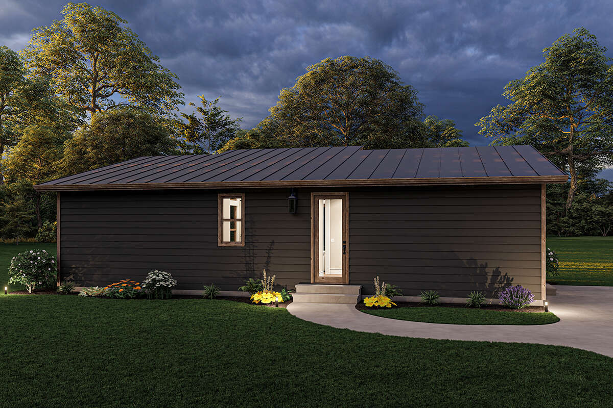 Modern Plan: 902 Square Feet, 2 Bedrooms, 2 Bathrooms - 1462-00047