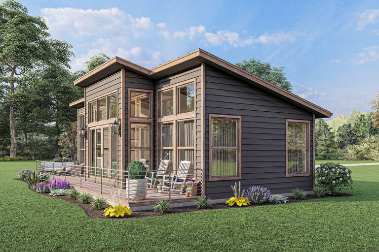 Modern Plan - 902 Square Feet, 2 Bedrooms, 2 Bathrooms | Floor Plan ...