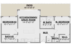 Main Floor  for House Plan #1462-00047
