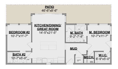 Main Floor  for House Plan #1462-00047