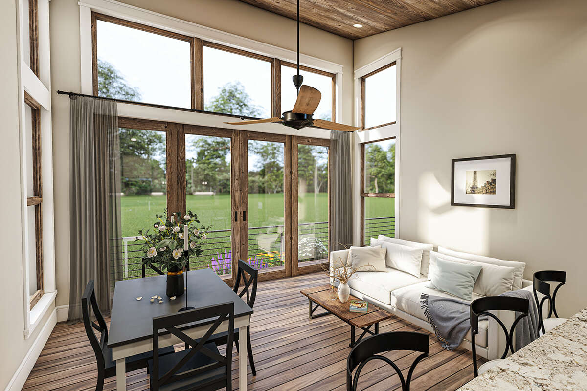 Modern Plan: 902 Square Feet, 2 Bedrooms, 2 Bathrooms - 1462-00047