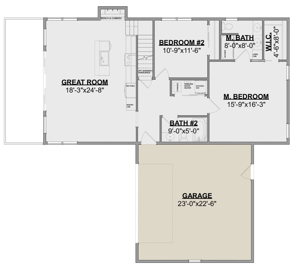 Main Floor  for House Plan #1462-00048