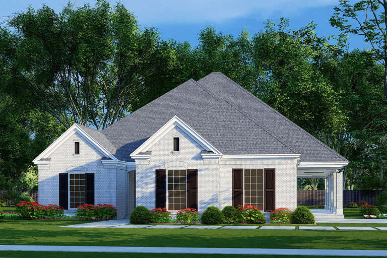 House Plan House Plan #27364 Front Elevation 