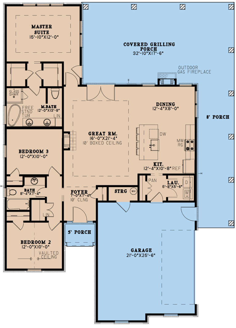 House Plan House Plan #27364 Drawing 1