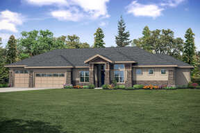 Traditional House Plan #035-01019 Elevation Photo