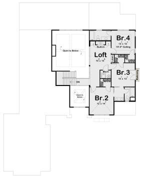 Second Floor for House Plan #963-00658