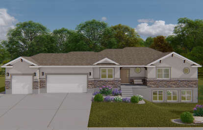 2 Bed, 2 Bath, 1852 Square Foot House Plan - #2802-00164